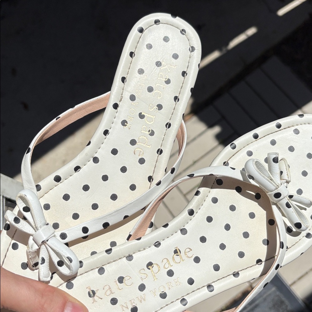 Kate spade petite bow patent leather thong slide sandal - Picture 7 of 7